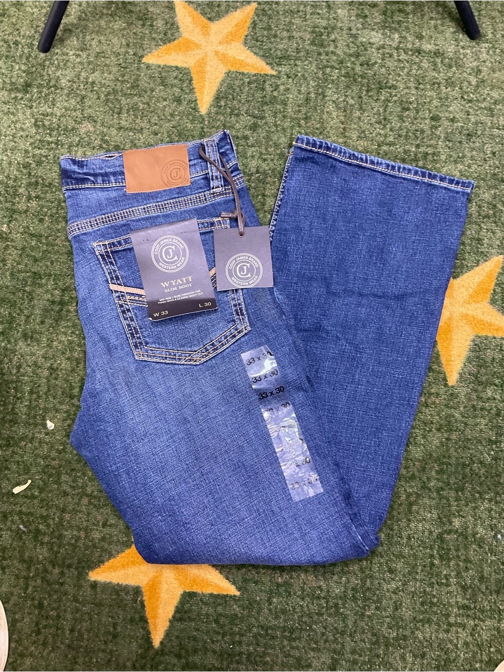 Wyatt Slim Bootcut Men’s Jeans - Indigo Blue
